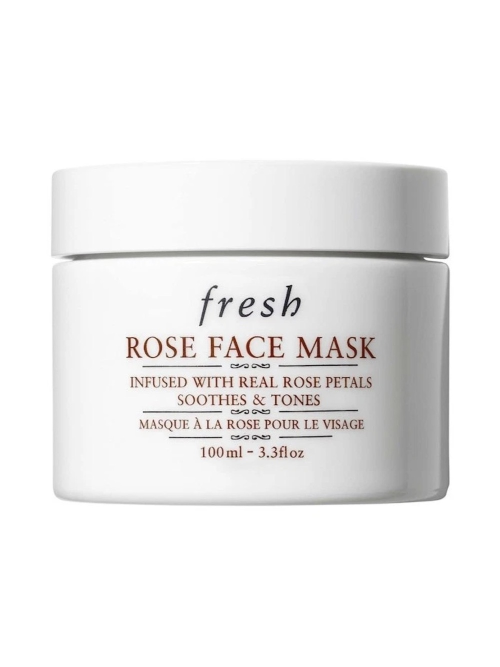 fresh Rose Face Mask 100ml 3.3 floz – Soothing Hydration & Tone
